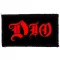 DIO: Logo (9,5 cm x 4,5 cm) (felvarró)