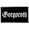 GORGOROTH: Logo (9,5 cm x 4,5 cm) (felvarró)
