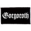 GORGOROTH: Logo (9,5 cm x 4,5 cm) (felvarró)