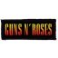 GUNS N' ROSES: Logo (9,5 cm x 3,5 cm) (felvarró)