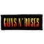 GUNS N' ROSES: Logo (9,5 cm x 3,5 cm) (felvarró)