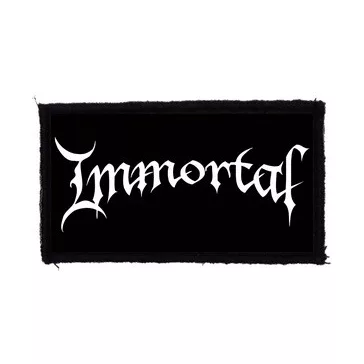 IMMORTAL: Logo (9,5 cm x 4,5 cm) (felvarró)