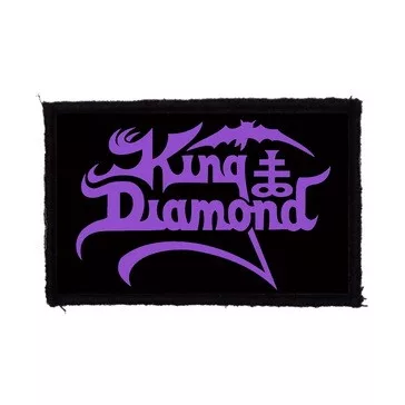 KING DIAMOND: Logo (9,5 cm x 6,5 cm) (felvarró)
