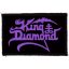 KING DIAMOND: Logo (9,5 cm x 6,5 cm) (felvarró)