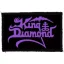 KING DIAMOND: Logo (9,5 cm x 6,5 cm) (felvarró)