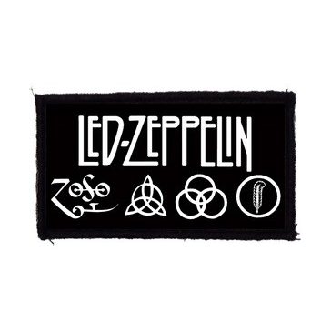 LED ZEPPELIN: Logo (9,5 cm x 4,5 cm) (felvarró)
