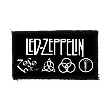 LED ZEPPELIN: Logo (9,5 cm x 4,5 cm) (felvarró)