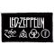 LED ZEPPELIN: Logo (9,5 cm x 4,5 cm) (felvarró)