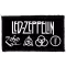LED ZEPPELIN: Logo (9,5 cm x 4,5 cm) (felvarró)