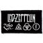 LED ZEPPELIN: Logo (9,5 cm x 4,5 cm) (felvarró)