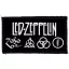 LED ZEPPELIN: Logo (9,5 cm x 4,5 cm) (felvarró)