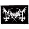 MAYHEM: Logo (9,5 cm x 6,5 cm) (felvarró)