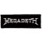 MEGADETH: Logo (12,5 cm x 4 cm) (felvarró)