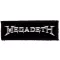 MEGADETH: Logo (12,5 cm x 4 cm) (felvarró)