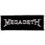 MEGADETH: Logo (12,5 cm x 4 cm) (felvarró)