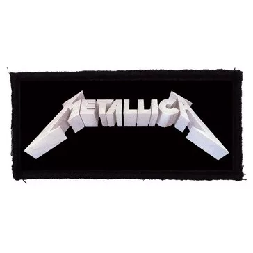 METALLICA: Classic Logo (9,5 cm x 4 cm) (felvarró)