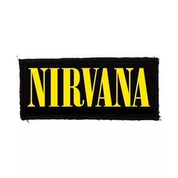 NIRVANA: Nirvana (10 cm x 4,5 cm) (felvarró)