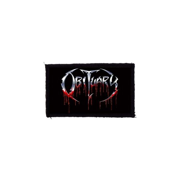 OBITUARY: Logo (9,5 cm x 5,5 cm) (felvarró) OBITUARY: Logo (9,5 cm x 5,5 cm) (felvarró)