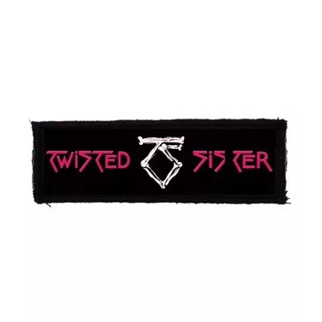 TWISTED SISTER: Logo (12 cm x 3,5 cm) (felvarró)