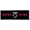 TWISTED SISTER: Logo (12 cm x 3,5 cm) (felvarró)