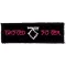 TWISTED SISTER: Logo (12 cm x 3,5 cm) (felvarró)