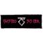 TWISTED SISTER: Logo (12 cm x 3,5 cm) (felvarró)