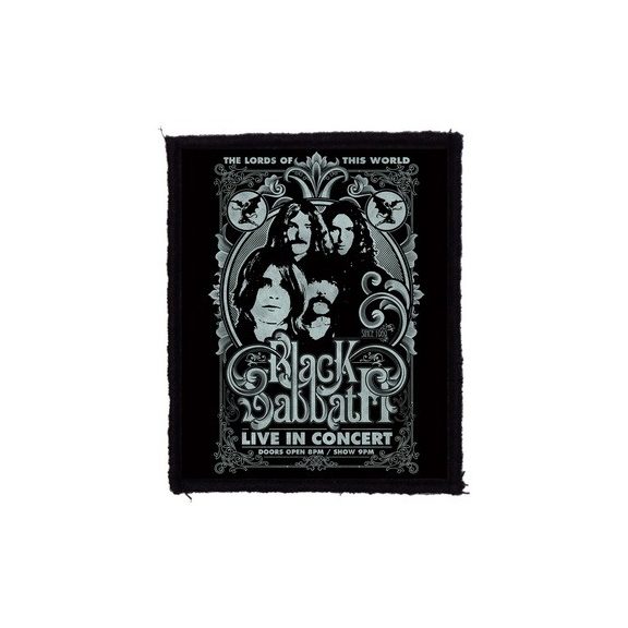 BLACK SABBATH: Lords (7,5 cm x 9,5 cm) (felvarró) BLACK SABBATH: Lords (7,5 cm x 9,5 cm) (felvarró)