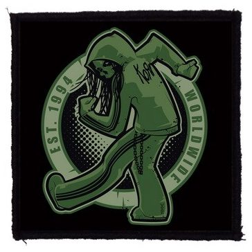 KORN: Zombie (9,5 cm x 9,5 cm) (felvarró)