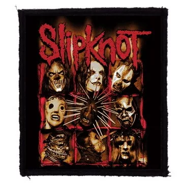 SLIPKNOT: Dirty Framed (8 cm x 9,5 cm) (felvarró)