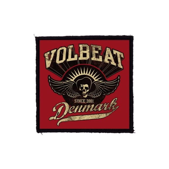 VOLBEAT: Denmark (9,5 cm x 9,5 cm) (felvarró) VOLBEAT: Denmark (9,5 cm x 9,5 cm) (felvarró)