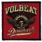 VOLBEAT: Denmark (9,5 cm x 9,5 cm) (felvarró)