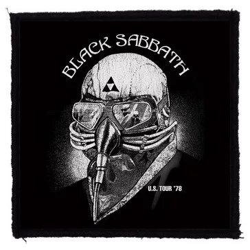   BLACK SABBATH: US Tour '78 (9,5 cm x 9,5 cm) (felvarró)