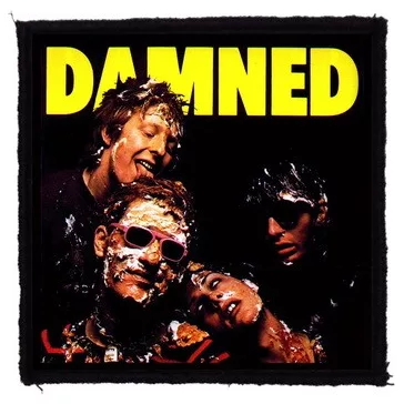 DAMNED: Damned (9,5 cm x 9,5 cm) (felvarró)