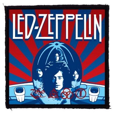 LED ZEPPELIN: Chicago '73 (9,5 cm x 9,5 cm) (felvarró)
