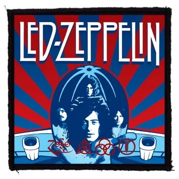 LED ZEPPELIN: Chicago '73 (9,5 cm x 9,5 cm) (felvarró)