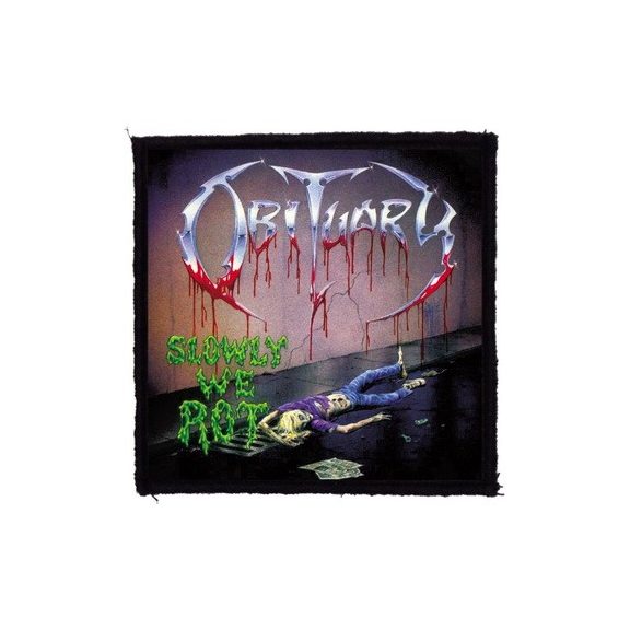 OBITUARY: Slowly (9,5 cm x 9,5 cm) (329) (felvarró) OBITUARY: Slowly (9,5 cm x 9,5 cm) (329) (felvarró)