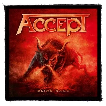 ACCEPT: Blind Rage (9,5 cm x 9,5 cm) (felvarró)