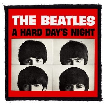 BEATLES: A Hard Days Night (9,5 cm x 9,5 cm) (felvarró)