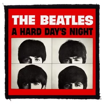 BEATLES: A Hard Days Night (9,5 cm x 9,5 cm) (felvarró)