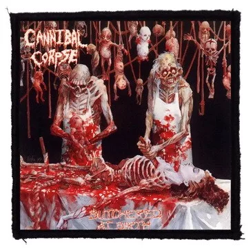 CANNIBAL CORPSE: Butchered (9,5 cm x 9,5 cm) (felvarró)