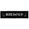 BATHORY: Logo Superstrip (22 cm x 5 cm) (felvarró)