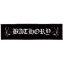 BATHORY: Logo Superstrip (22 cm x 5 cm) (felvarró)