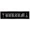 BURZUM: Logo Superstrip (22 cm x 5 cm) (felvarró)