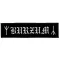 BURZUM: Logo Superstrip (22 cm x 5 cm) (felvarró)