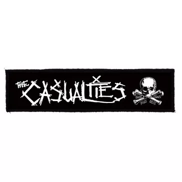 CASUALTIES: Logo Superstrip (22 cm x 5 cm) (felvarró)
