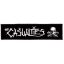 CASUALTIES: Logo Superstrip (22 cm x 5 cm) (felvarró)