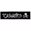 CASUALTIES: Logo Superstrip (22 cm x 5 cm) (felvarró)