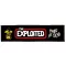 EXPLOITED: Logo Punks Not Dead Superstrip (22 cm x 5 cm) (felvarró)