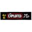 EXPLOITED: Logo Punks Not Dead Superstrip (22 cm x 5 cm) (felvarró)