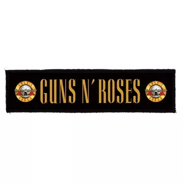   GUNS N' ROSES: Logo Superstrip (22 cm x 5 cm) (felvarró)